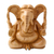 Holzskulptur - Kunsthandwerklich gefertigte Ganesha-Skulptur aus Kadam-Holz