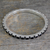 Onyx bangle bracelet, 'Fast Track' - Contemporary Silver Bangle Bracelet Set with Onyx