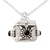 Onyx prayer box pendant necklace, 'Royal Prayer' - Square Prayer Box Pendant Necklace with Onyx (image 2a) thumbail