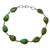 Sterling silver tennis bracelet, 'Serenity in Green' - Silver 925 Bracelet Crafted with Green Composite Turquoise (image 2a) thumbail