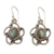 Labradorite dangle earrings, 'Intrigue' - Labradorite Dangle Earrings in Sterling Silver Settings