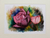 'Romantic Roses' - Retrato de flores original firmado acuarela