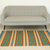 Wool area rug, 'Blue Diamonds' (4x6) - Handmade Multicolored Wool Rug with Fringe from India (4x6) (image 2) thumbail