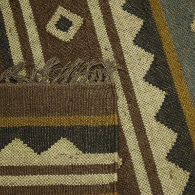 Jute-Teppich, (4x6) - Handgefertigter Teppich aus 100 % Jute aus Indien (4x6)