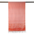 Varanasi silk shawl, 'Tangerine Ecstasy' - Floral Paisley Varanasi Silk Shawl in Orange and White