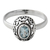 Blue topaz single-stone ring, 'Celestial Bliss' - One Carat Blue Topaz and Sterling Silver Ring