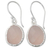 Onyx dangle earrings, 'Pink Dewdrops' - Artisan Crafted Pink Onyx Dangle Earrings from India (image 2a) thumbail