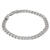 Men's sterling silver link bracelet, 'Hip Hop Connection' - Indian Handcrafted Sterling Silver Men's Bracelet (image 2b) thumbail