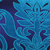 Applique cushion covers, 'Sapphire Grandeur' (pair) - Two Blue and Turquoise Embroidered Applique Cushion Covers (image 2c) thumbail