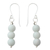 Amazonite dangle earrings, 'Sheer Delight' - Hand Crafted Amazonite and Sterling Silver Dangle Earrings thumbail