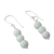 Amazonite dangle earrings, 'Sheer Delight' - Hand Crafted Amazonite and Sterling Silver Dangle Earrings (image 2b) thumbail