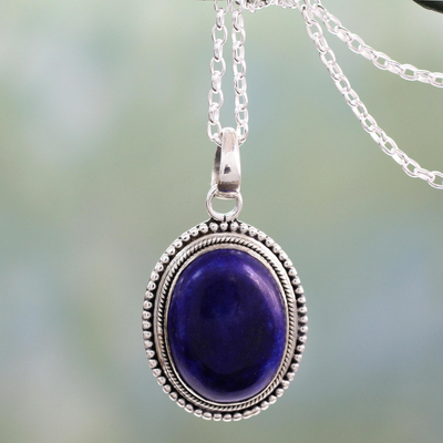 lapis lazuli necklace pendant