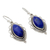 Ohrhänger aus Lapislazuli - Ohrringe aus Sterlingsilber mit tiefblauen Lapislazuli-Edelsteinen