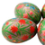 Huevos decorativos de papel maché, (juego de 4) - Huevos de papel maché hechos a mano artesanalmente, juego de 4 pintados a mano