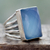 Chalcedony cocktail ring, 'Sky Reflection' - Artisan Crafted Chalcedony and Sterling Silver Cocktail Ring thumbail
