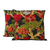 Cotton cushion covers, 'Midnight in the Garden' (pair) - Chainstitch Embroidery Black Cotton Cushion Covers (Pair) (image 2a) thumbail