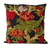 Cotton cushion covers, 'Midnight in the Garden' (pair) - Chainstitch Embroidery Black Cotton Cushion Covers (Pair) (image 2b) thumbail