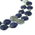 Lapis lazuli and cultured pearl beaded necklace, 'Timeless Beauty' - Lapis Lazuli Cultured Pearl Beaded Necklace from India (image 2d) thumbail