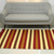 Wool Rug, 'Earthy Path' (4x6) - Indian Hand-Woven Wool 4x6 Area Rug in Earth Toned Stripes thumbail