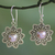 Aretes colgantes de perlas cultivadas - Aretes colgantes de plata esterlina con perlas cultivadas de la India