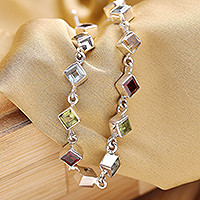 Featured review for Multi-gemstone link bracelet, Delicate Gaze