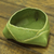 Ceramic bowl, 'Daab Bati' (4.7 inch) - Indian Coconut Styled Snack Bowl Crafted in Glazed Ceramic