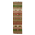 Wool runner rug, 'Floral Blasts' (2.5x8.5) - Handwoven Geometric Floral Patterned Wool Runner Rug 2.5x8.5