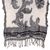 Schal aus Wollmischung – Mit Blumenmuster aus Onyx und Alabaster gewebter, von Jamawar inspirierter Schal