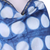 Cotton and silk blend shawl, 'Blue Delhi Moon' - India Artisan Crafted Blue Cotton Blend Shibori-Dyed Shawl