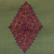 Wool cushion cover, 'Forest Delight' - Cushion Cover Handcrafted in India Embroidered with Diamond (image 2c) thumbail