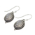 Rainbow moonstone dangle earrings, 'Moonlit Charm' - Sterling Silver Rainbow Moonstone Dangle Earrings India