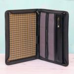 Men's curated gift set, 'Refined Essentials' - Men's Handmade Silk, Cotton and Leather Curated Gift Set