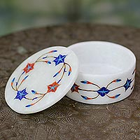 Marble Inlay Jewelry Boxes