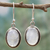 Rainbow moonstone dangle earrings, 'Lunar Goddess' - Rainbow Moonstone and Sterling Silver Dangle Earrings
