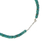 Citrine and composite turquoise pendant necklace, 'Heartfelt Bloom' - Citrine and Composite Turquoise Heart Pendant Necklace (image 2c) thumbail