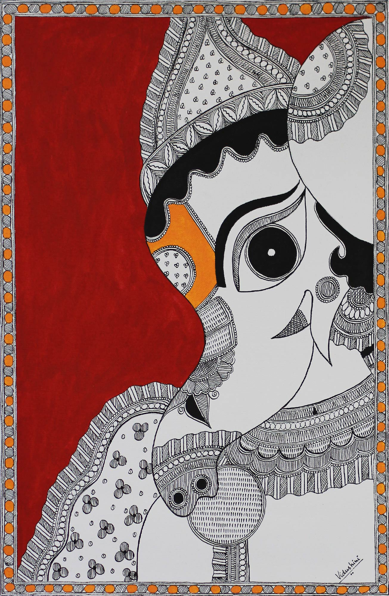 MADHUBANI Painting for beginner | Peacock Drawing | step by step | MITHILA  Painting, Madhubani Art - YouTube