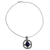 Collar con colgante de lapislázuli - Collar colgante de plata esterlina con gema lapislázuli
