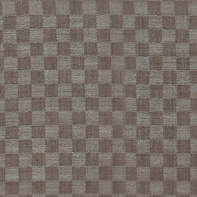 Wool shawl, 'Checkered Mahogany' - Wool Patterned Shawl in Mahogany and Strawberry from India