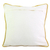 Cotton cushion covers, 'Radiant Allure' (pair) - Floral Tangerine Cotton Cushion Covers (Pair) from India