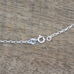 Garnet pendant necklace, 'Red Sunflower' - Hand Made Sterling Silver Garnet Pendant Necklace India