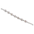 Moonstone and ruby link bracelet, 'Moon Red' - Sterling Silver Moonstone Ruby Link Bracelet India (image 2e) thumbail