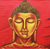 'Buddha - Prince of Peace' - Portrait of Golden Buddha Meditating Signed Painting thumbail
