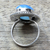 Chalcedony cocktail ring, 'Cool Ecstasy' - Blue Chalcedony and Sterling Silver Large Cocktail Ring (image 2c) thumbail