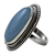 Chalcedony cocktail ring, 'Cool Ecstasy' - Blue Chalcedony and Sterling Silver Large Cocktail Ring (image 2d) thumbail