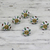 Perillas de gabinete de cerámica, (juego de 6) - Tiradores De Cerámica Floral Multicolor (Juego De 6) India