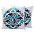 Cotton cushion covers, 'Fresh Leaves' (pair) - Embroidered Cotton Cushion Covers Made in India (Pair) thumbail