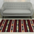 Wool area rug, 'Cherry Delight' (4x6) - Hand Woven Striped Wool Area Rug in Cherry (4x6) from India (image 2) thumbail