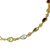 Gold plated multi-gemstone link necklace, 'Gemstone Romance' - Hand Crafted Gold Plated Multigem Link Necklace from India (image 2c) thumbail