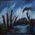 'Quenches Thirst' - Signed Indian Artwork Painting with Ecological Message thumbail