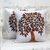 Kissenbezüge aus Baumwolle, (Paar) - Bestickte Baumwollkissenbezüge Kürbisbaum (Paar) Indien
